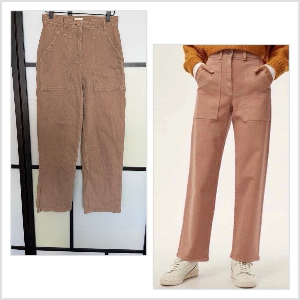 Aritzia Wilfred Free Modern Utility Straight Leg Pants Size 2 Minimalist Capsule